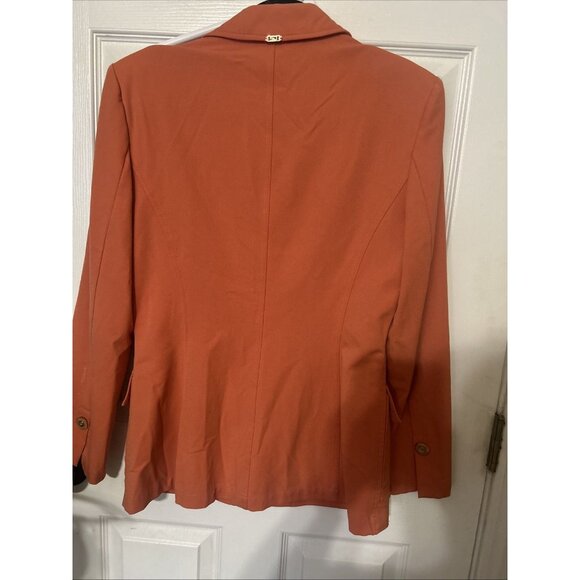 St. John Sport By Marie Gray Women's Blazer Size M. EUC Coral - Picture 3 of 4